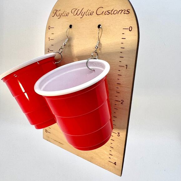 Solo Cup Shot Earrings - Shot Glass Earrings - Party Earrings - Club Accessories - Picture 11 of 11